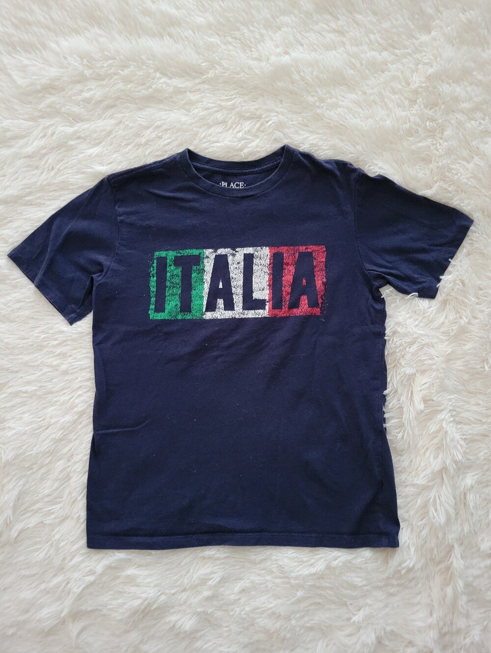 Children's Place Italia Graphic T-Shirt Navy Youth L